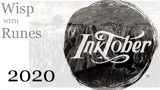 Inktober 2020: Prompt Wisp with Rune Magick