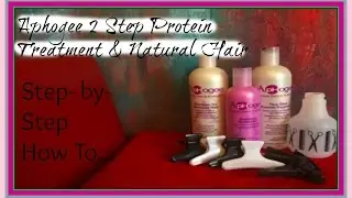 How To Strengthen Natural Hair w/ Aphogee 2 Step Protein Treatment To Natural Hair