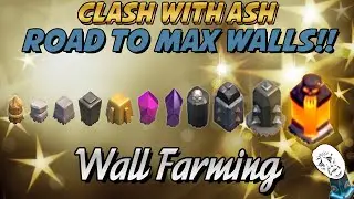 Clash Of Clans | Road To Farming Max Walls In Champion League with HASTE