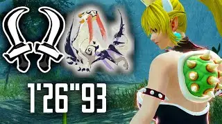 Bowsette vs. Barioth & Duablade! Epic Monster Hunter Rise Sunbreak Speedrun in 1'26"93!