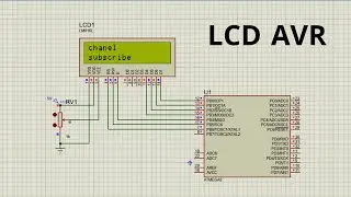 LCD Interfacing with AVR/LCD 16*2 Interfacing with Microcontroller