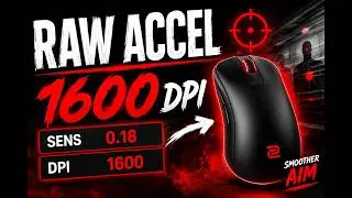 Raw Accel Settings 1600 DPI Sens : 018