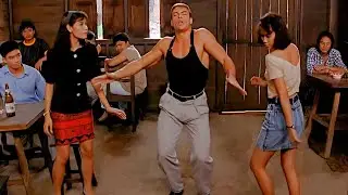 Танец в Баре. Кикбоксер. Ван Дамм. Dance in the Bar.Kickboxer.Van Damme.