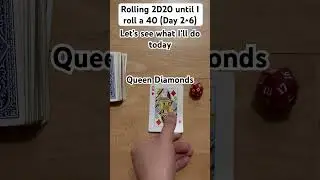 Rolling 2D20 until I roll a 40 (Day 2^6)