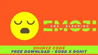 Sad Emoji 😦 Css Art || Css coding || Css design || emoji design css || GORD X ROHIT