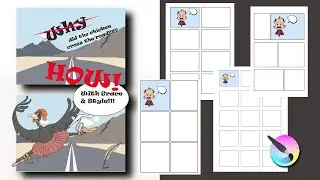 KRITA 5.1.5 - HOW TO USE AND MODIFY COMIC TEMPLATES