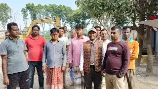 পাবনা সারুটিয়া নুর বাজার হতে ৪০০ মিটার রাস্তার নির্মাণ কাজ চলছে!!