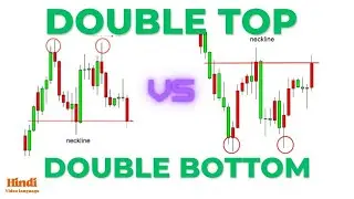 Amazing option trading strategy 2024 I Double top Vs Double Bottom Candlestick Pattern