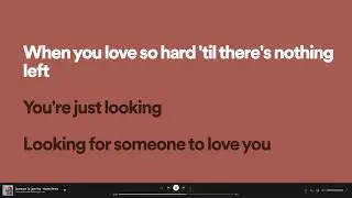 Tritonal & Brooke Williams - Someone To Love You (Spotify Lyrics) - Koven Remix