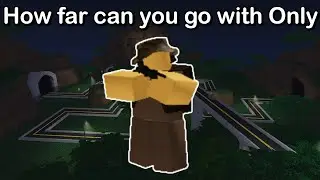 How far can you go with Only Marksman? | Roblox Tower Battles