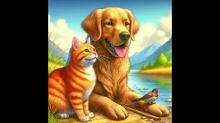 The Friendship of the Cat and the Dog #cat #dog