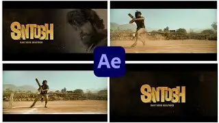 Peddi Title Card in Aftereffects || Peddi Title Card || SANTHOSH GRAPHICS || COMMENT PEDDI ||