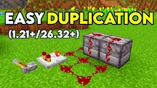 NEW! Infinite ltem Duplication Glitch Minecraft Bedrock v26.32+! (Easy Survival)