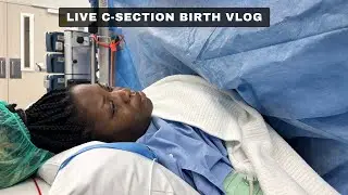 BIRTH VLOG | PLANNED C-SECTION BIRTH VLOG + SURPRISE GENDER REVEAL AT BIRTH #baby #mom