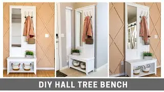 DIY Hall Tree Bench