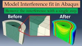 How to Model an Interference Fit in Abaqus CAE