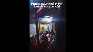 virall... Seorang ustadz diusir saat ceramah di panggung