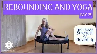 Get Energized With Rebounding And Yoga! Day 29 #reboundingfitness #rebounding