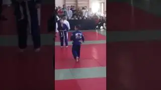 Соревнования по дзюдо вторая схватка
