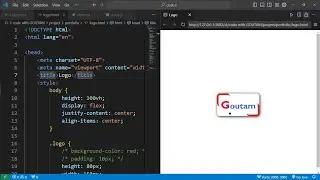 logo in using #html and #css || #coding #programming