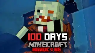 I Survived 100 Days in a Zombie Outbreak in Hardcore Minecraft