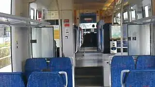 Dieselzug DESIRO. Mitfahrt: Gößnitz - Glauchau. Ganze Linienführung