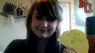 Thursdays gettin her webcam on xD