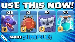 15 x Dragons + Yeti Clone Bomb = UNSTOPPABLE!!! TH14 Attack Strategy | Clash of Clans