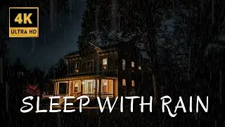RAIN SOUNDS FOR SLEEPING 30 MINUTES 4K, SLEEP EASILY WITHIN MINUTES WITH NATURAL RELAXING RAIN SOUND
