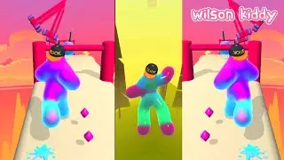 Raksasa Slime Lari Melewati Rintangan 🤣😆 | Blob Runner 3D | Game Wilson Kiddy