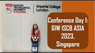 Day 1 Conference GIW XXXII ISCB-Asia VI at Lee Kong Chian School of Medicine in Novena, Singapore.