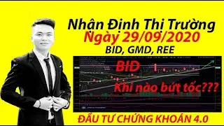 Nhận Định Thị Trường Ngày 29/09/2020 - Phân Tích BID, GMD, REE, TCH | Đầu Tư Chứng Khoán 4.0