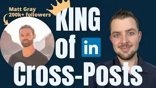 Matt Gray has racked up 200k+ followers across Twitter and LinkedIn.