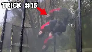Performing 15 Of My Favourite Trampoline Tricks!