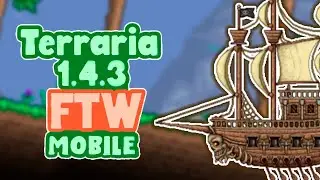 Invasão Pirata e Falha na Lua de Sangue! - Terraria 1.4.3 Mobile FTW (17) (+DOWNLOAD)