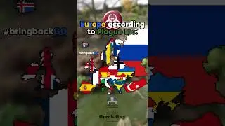 Europe according to Plague Inc.🦠 #map #mapping #shorts #europe #geography #bringbackGG
