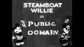 Steamboat Willie in Public Domain (1928)
