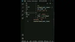 Countdown Clock ⏰ and Timer || python || 