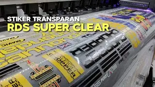 Stiker Transparan RDS Super Clear