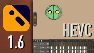 Callipeg 1.6 | What's new : HEVC and GIF with transparency | iPad Animation