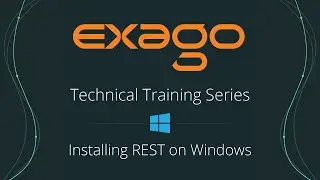 Technical Training Series: Installing REST [Windows]