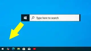 Search Box Missing From Taskbar - How To Fix