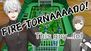 [Nijisanji] Kanae and Kuzuha plays Toy Soccer [English Sub]
