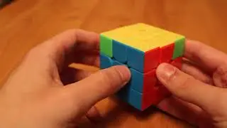Последний этап сборки кубика рубика