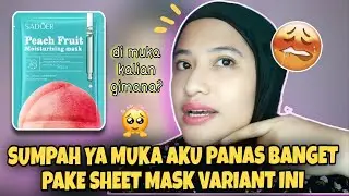 REVIEW SHEET MASK SADOER LAGI? BISA MENCERAHKAN WAJAH YANG VARIANT INI✨