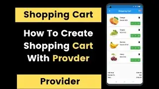 Flutter Shopping Cart With Provider with null safety Part - 7 || Delete Product From Shopping Cart
