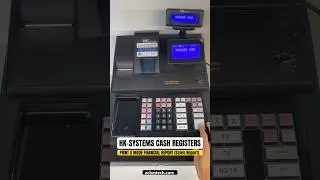 Print out sales report (X FINANCIAL REPORT) in X MODE on a HK-7215 cash register. #shorts #tutorial