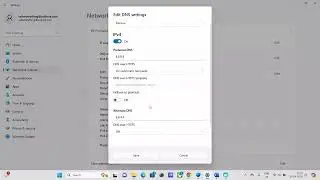 How to fix unencrypted DNS server issue on a Windows 11 PC? 