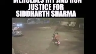 Mercedes hit and run in delhi
