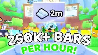 How to get 250K+ Platinum Bars per hour! | Pet Simulator 99!